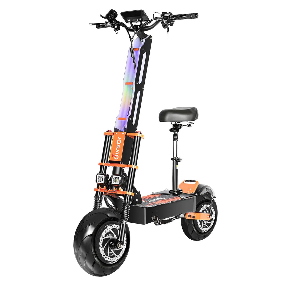 TOURSOR X8 13" Folding Electric Scooter with Seat 4000W*2 Dual Motors 60V 38.8Ah Battery
