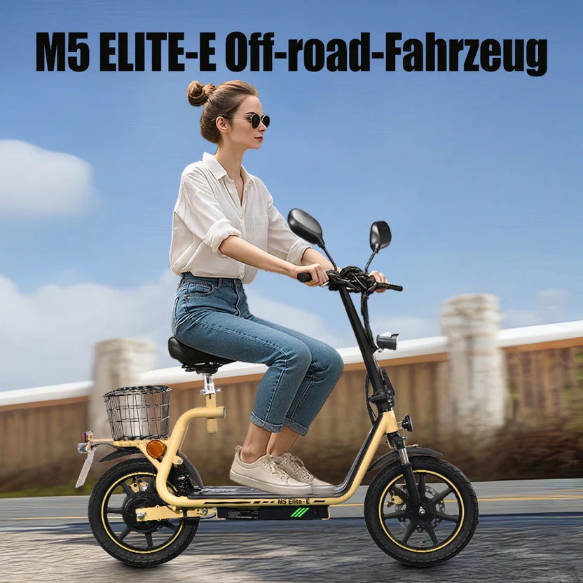 TWOFISH M5 Elite-E 14" Folding Electric Scooter 500W Motor 48V 13Ah Battery