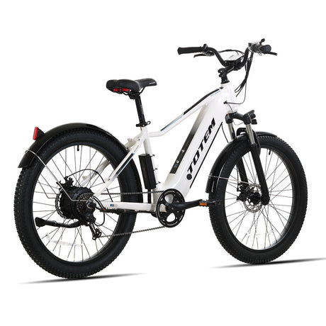 TOTEM Ranger 26" Fat Tire Electric Bike 750W Geared Hub Motor 48V 15Ah Battery