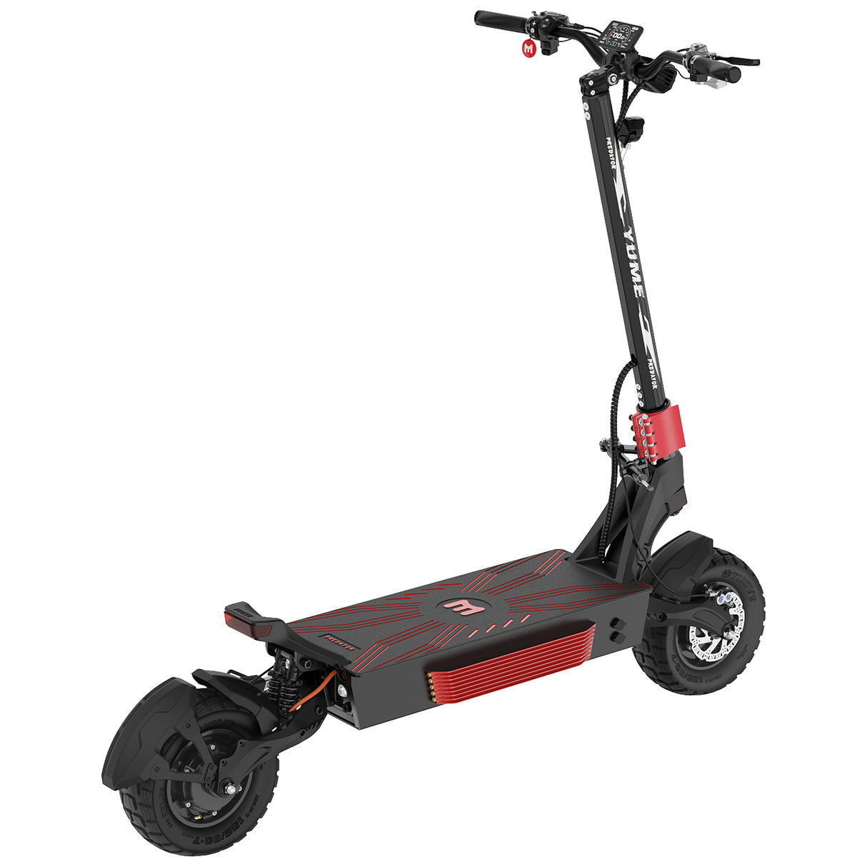 YUME Predator 13" All-Terrain Electric Scooter 4000W*2 Dual Motors 72V 50Ah Battery