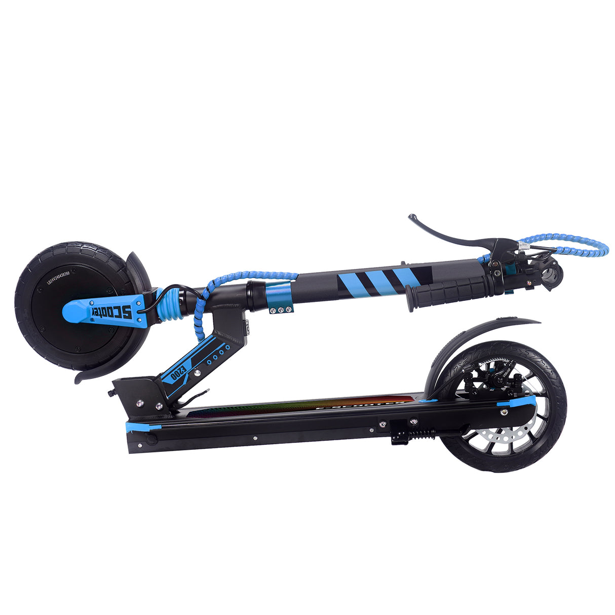 ANNELAWSON E200 8" Folding Electric Scooter 150W Motor 24V 5.2Ah Battery