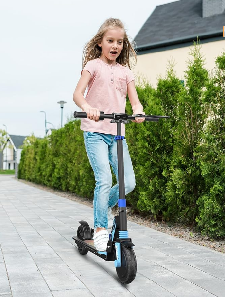 ANNELAWSON E200 8" Folding Electric Scooter 150W Motor 24V 5.2Ah Battery