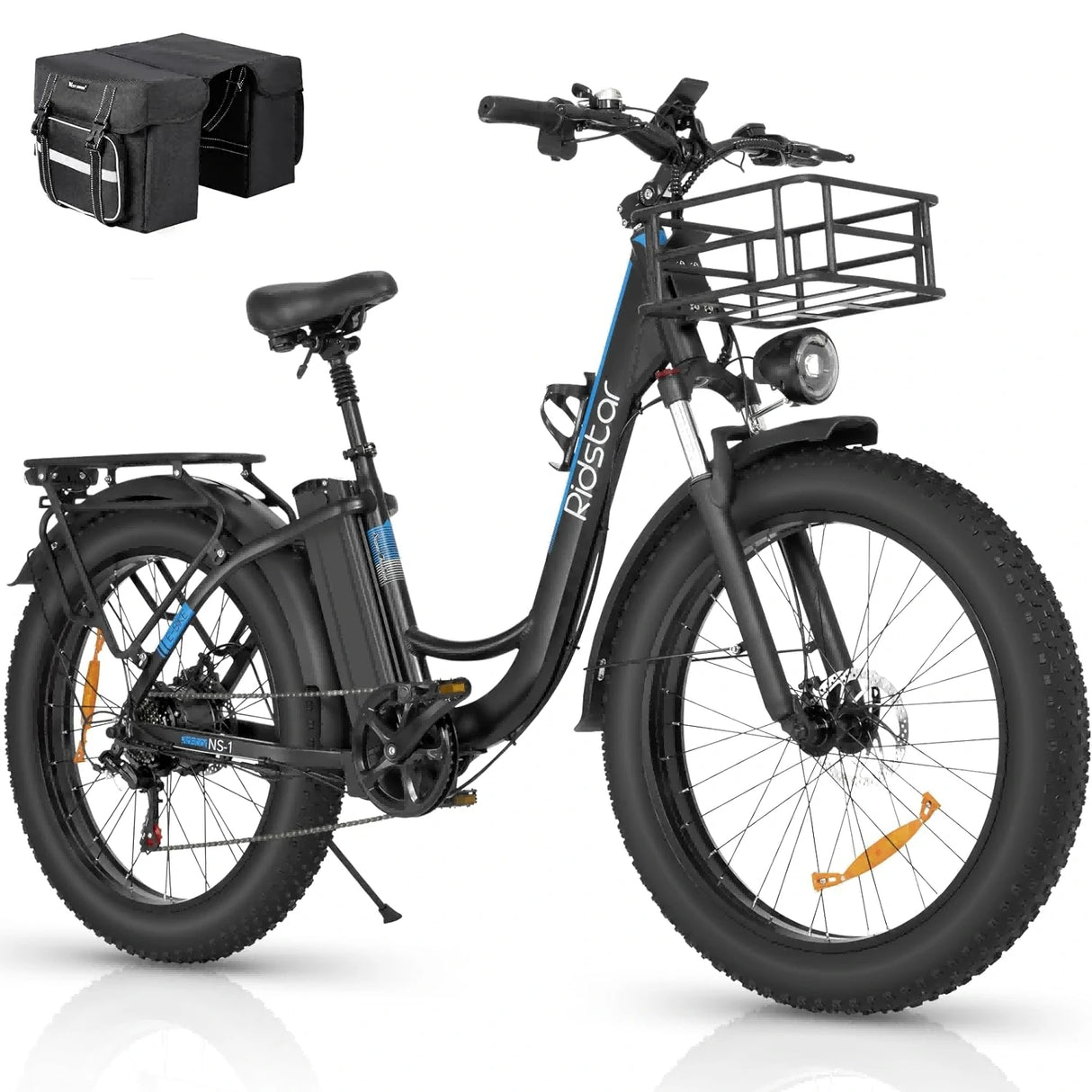 YVY MN26 26" Fat Tires Electric City Bike 1500W Motor 48V 20Ah Battery