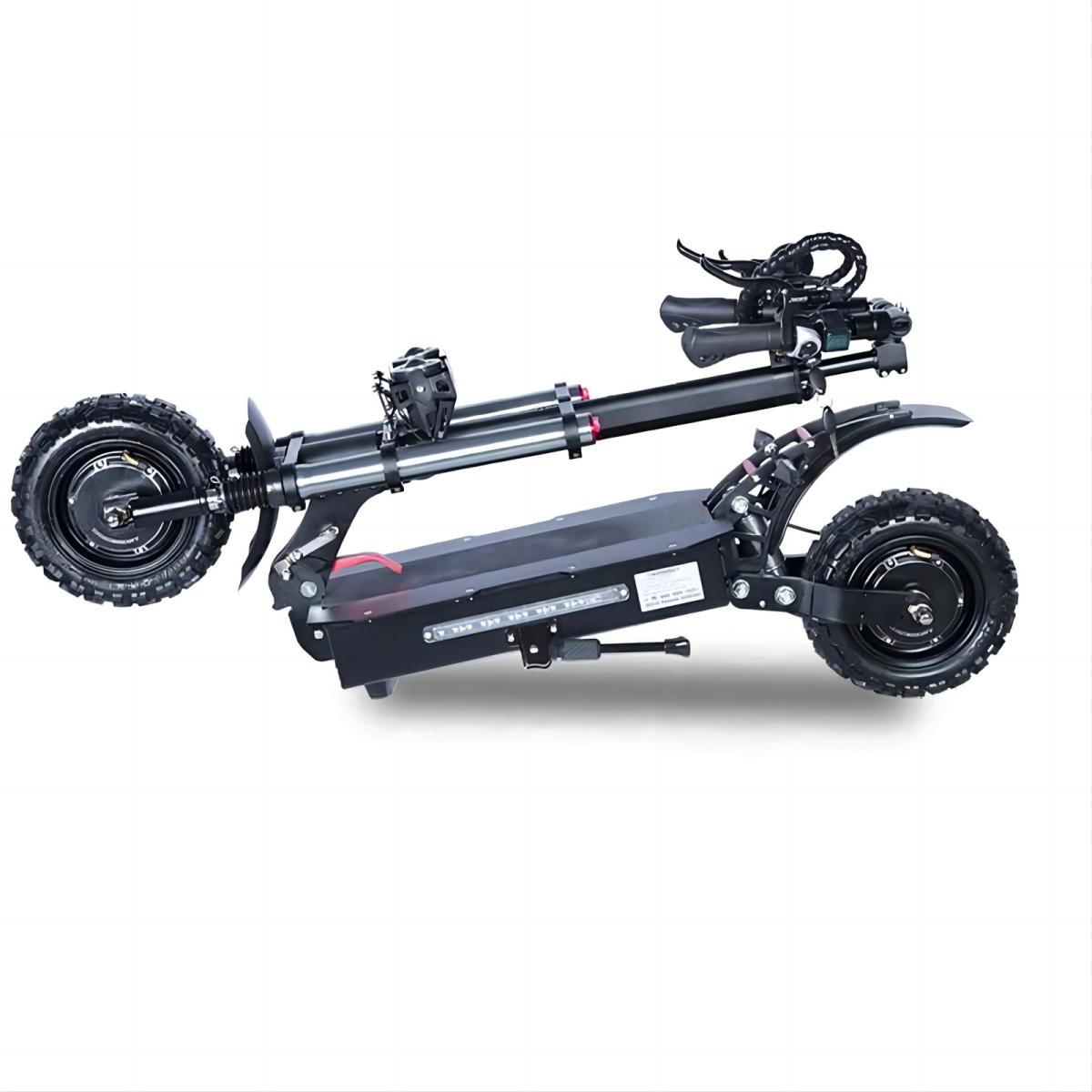 TOURSOR E5B 11" Folding Electric Scooter with Seat 2800W*2 Dual Motors 60V 40Ah Battery