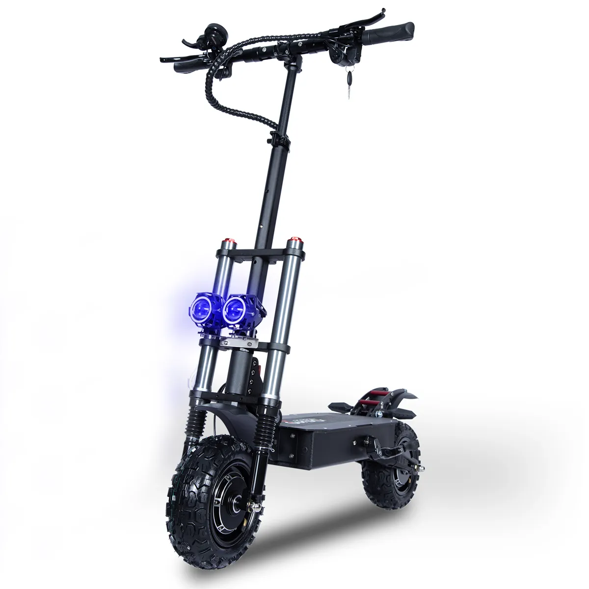 TOURSOR E5B 11" Folding Electric Scooter with Seat 3000W*2 Dual Motors 60V 40Ah Battery