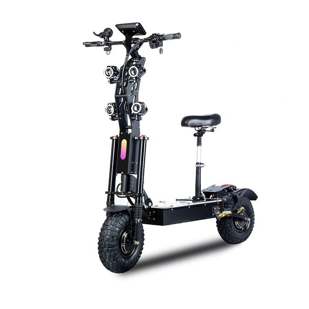 TOURSOR X14 60V 14" Folding Electric Scooter with Seat 4000W*2 Dual Motors 60V 50Ah Battery
