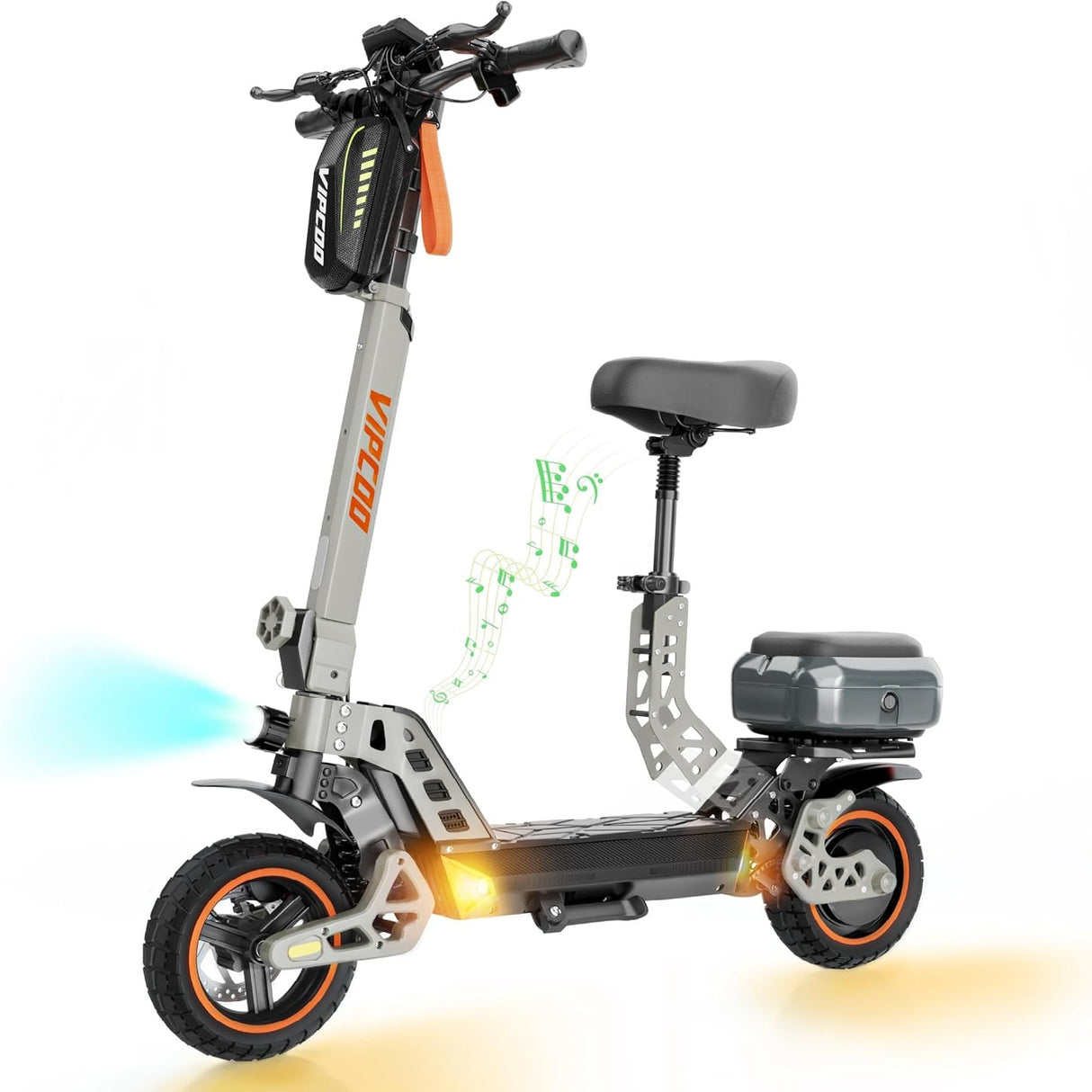 HONEYWHALE VS2 10" Storage Box Commuting Folding Electric Scooter with Seat 700W Motor 48V 13Ah Battery