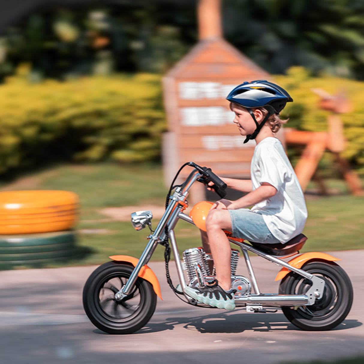 Moto électrique pour enfants HYPER GOGO Crusier 12 Plus (avec application) Moteur 160 W Batterie 22,2 V 5,2 Ah