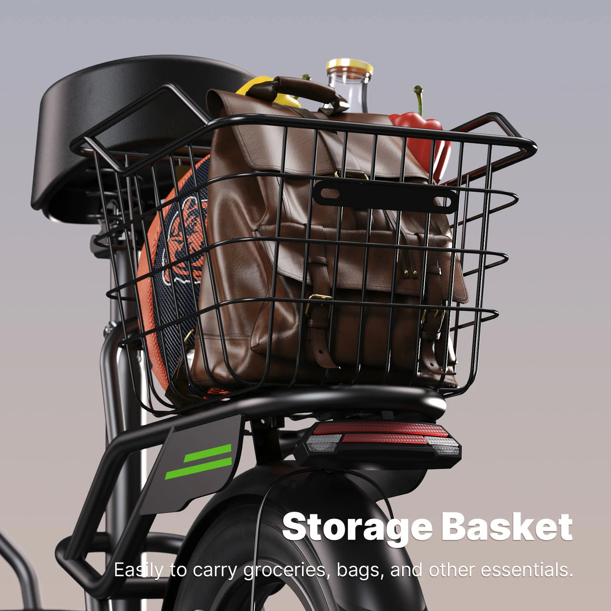 ISINWHEEL HyperX 14" Electric Scooter with Seat & Basket 700W Motor 48V 10Ah Battery