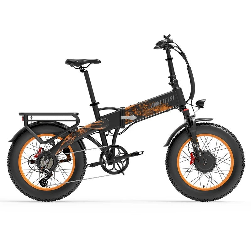 LANKELEISI X2000 MAX 20" Foldable Electric Bike 2000W Dual Motor 48V 20Ah Battery