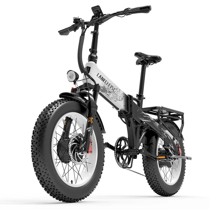 LANKELEISI X2000 MAX 20" Foldable Electric Bike 2000W Dual Motor 48V 20Ah Battery