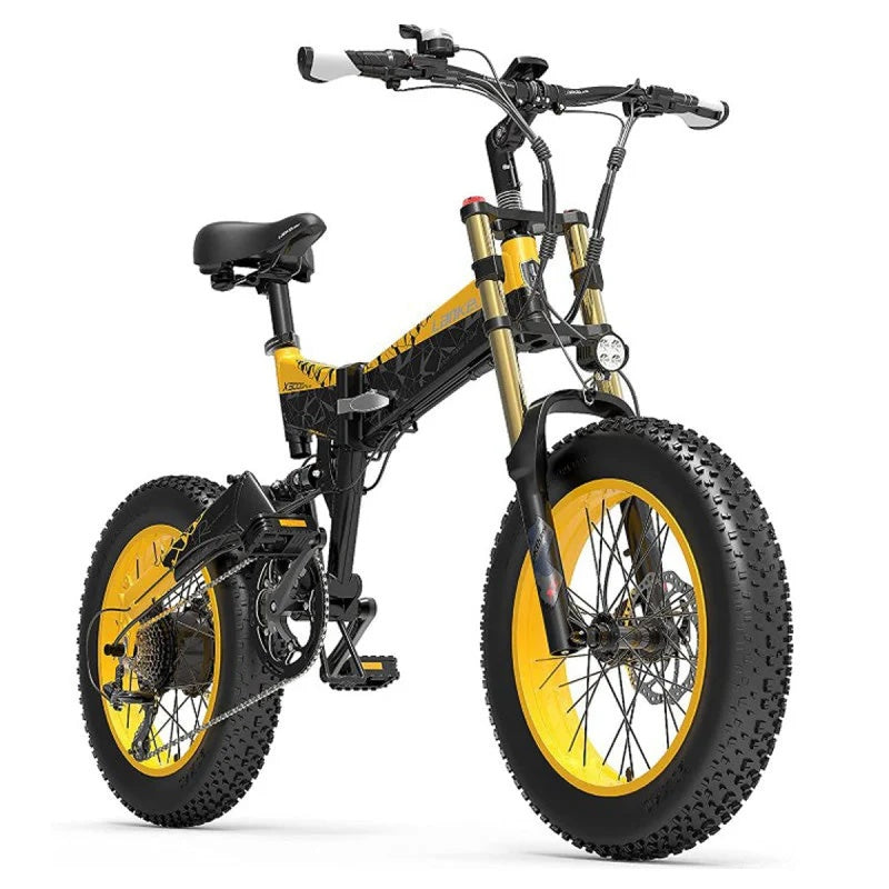 LANKELEISI X3000PLUS-UP 20" All-Terrain Electric Bike 1000W Motor 48V 17.5Ah Battery