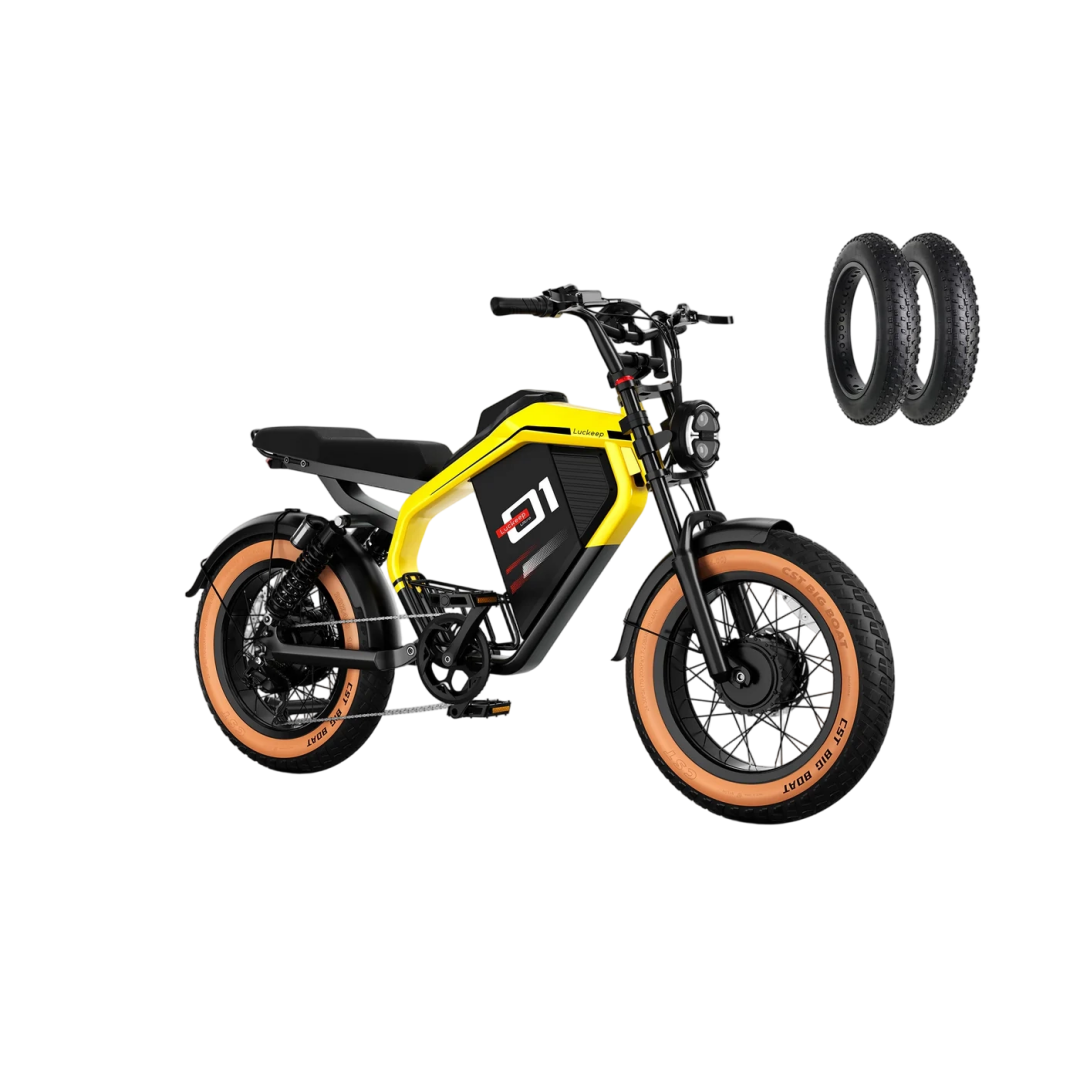 LUCKEEP M5 Ultra 20" Off Road Electric Bike 2*1000W Dual Motors 52V 40Ah Battery(US Version)