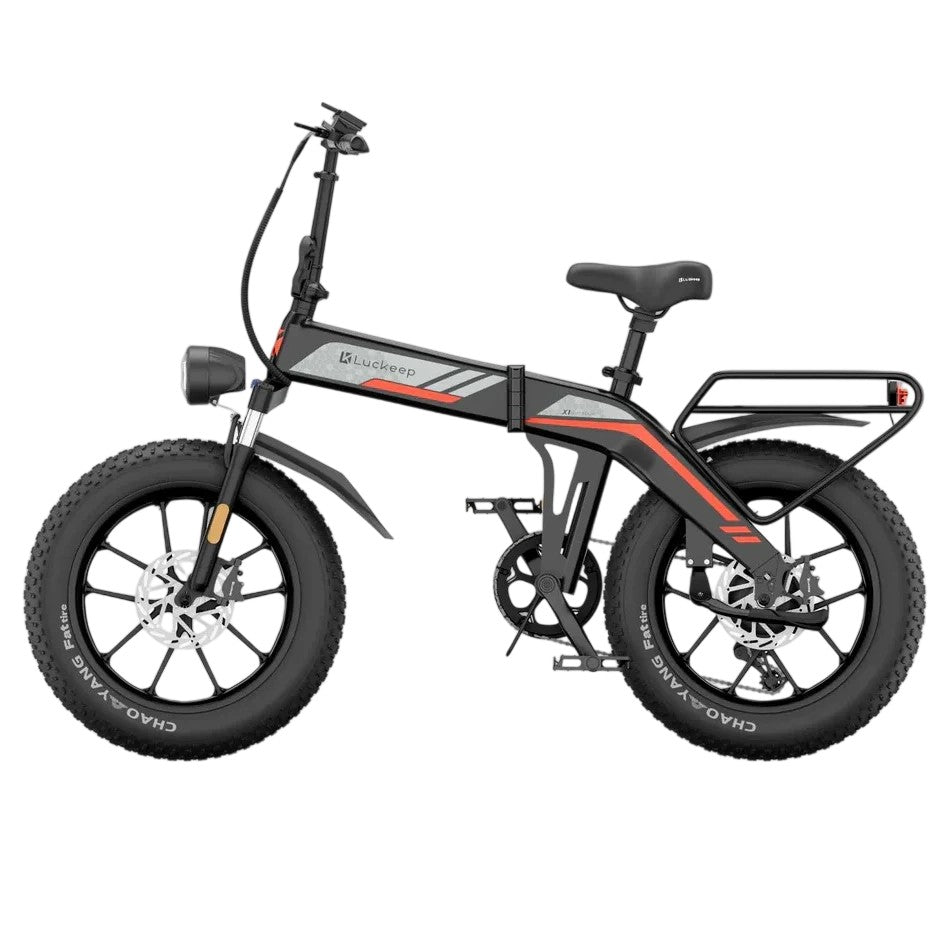 LUCKEEP X1 20" Folding Electric Bike 1000W(1500W Peak) Motor 48V 15Ah Battery