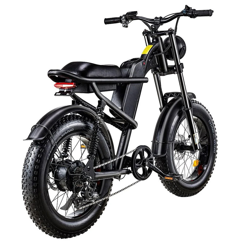 RIDING'TIMES 20" Fat Tires All-Terrain Electric Bike 500W Motor 48V 15Ah Battery