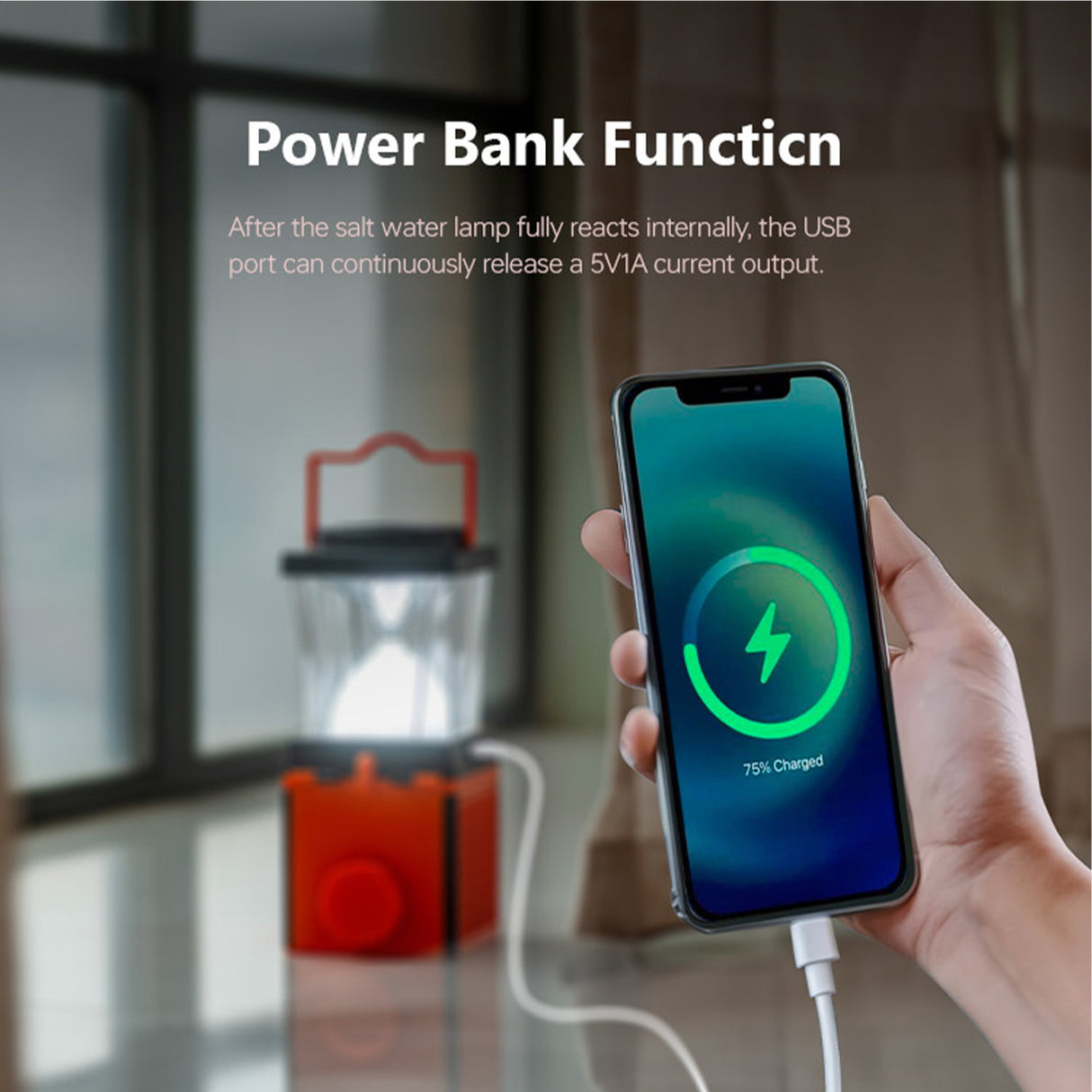 GLEERIDE Saltwater Lamp 350Lumen 120h Battery Life