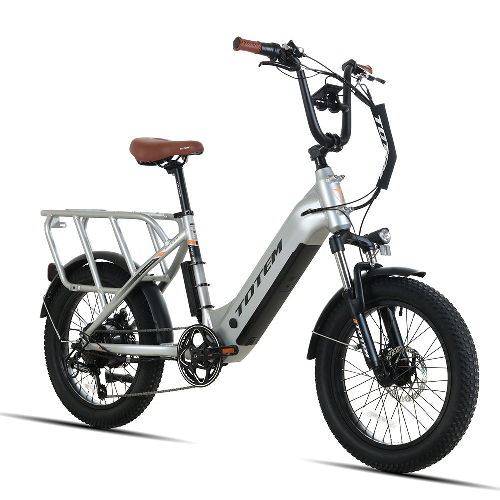 Totem Hauler Fat Tire Electric Utility Bike 750 W Getriebenabenmotor 4 – Gleeride