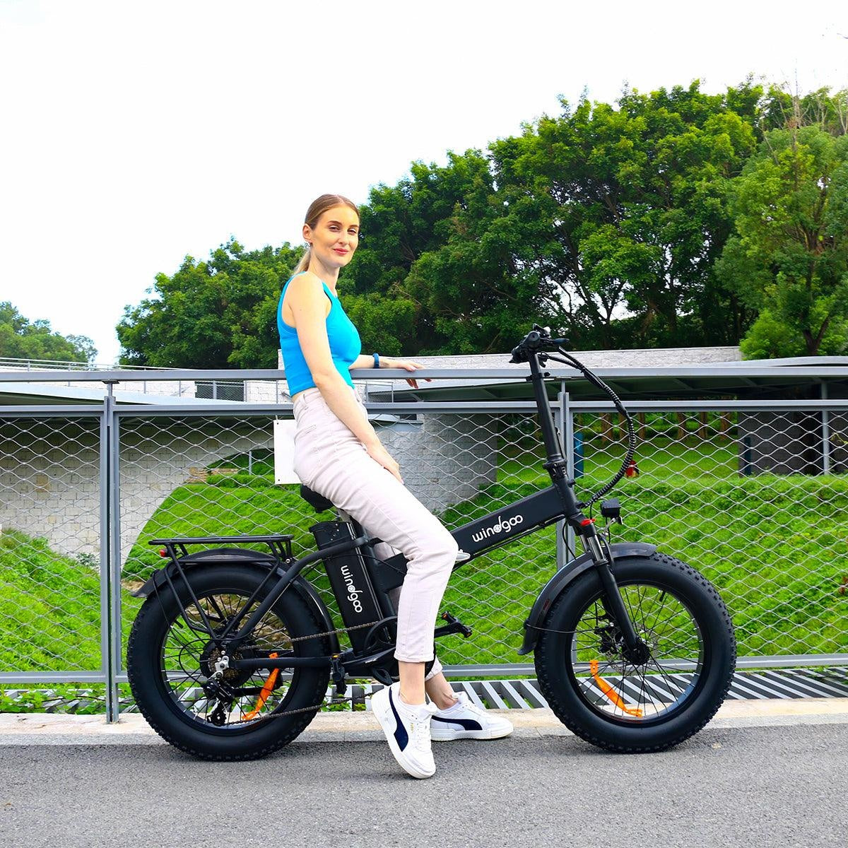 WINDGOO F21 PRO 20" Folding Electric Bike 250W Motor 48V 12.5Ah Battery