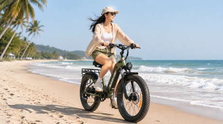 BAOLUJIE P7 2401: 24 Inch Step-Thru Electric Bike | 2000W Motor & 48V 23AH Battery