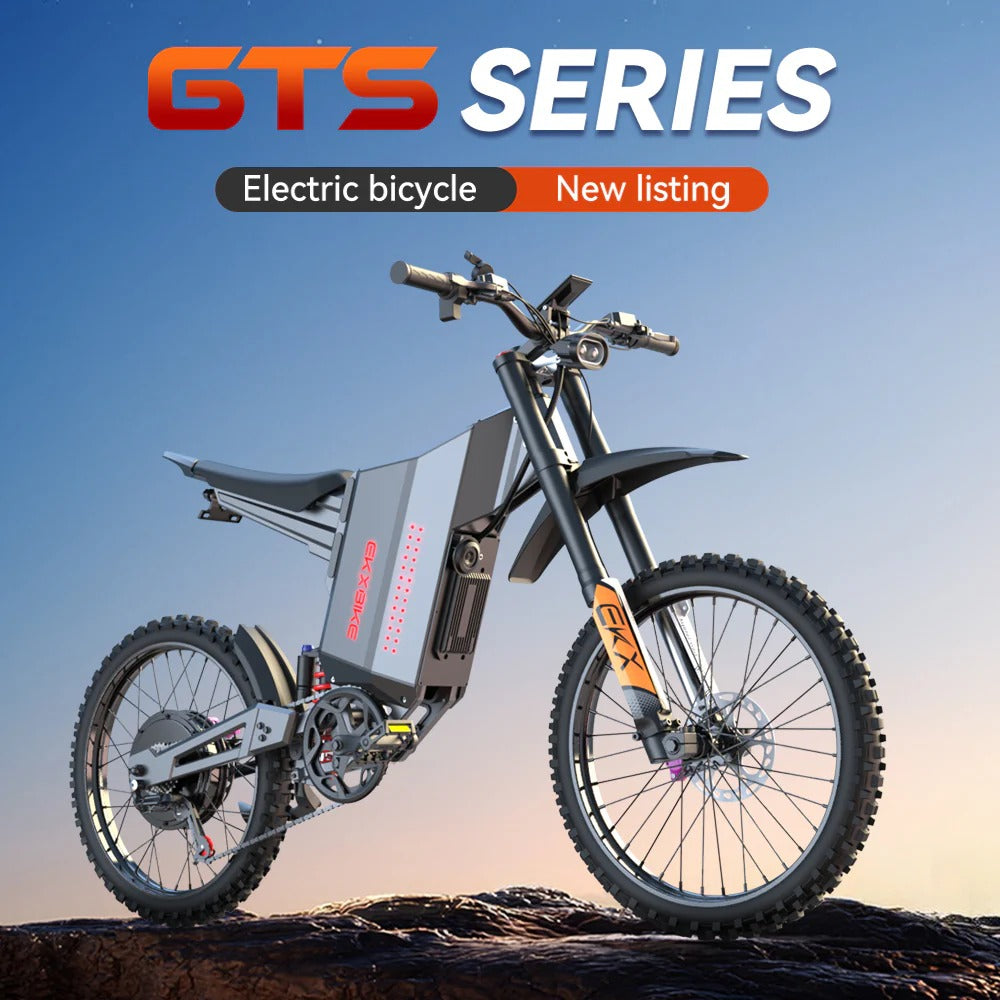 EKXBIKE GTS X22: 6000W 72V High-Performance Off-Road E-Bike – Gleeride