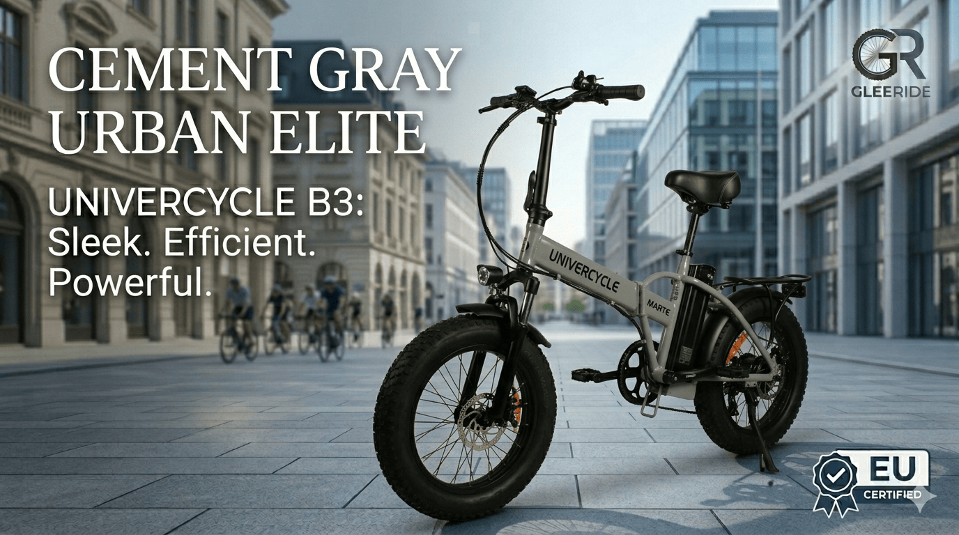 UNIVERCYCLE B3: Lightweight 48V Fat Tire E-Bike for Urban Commuting