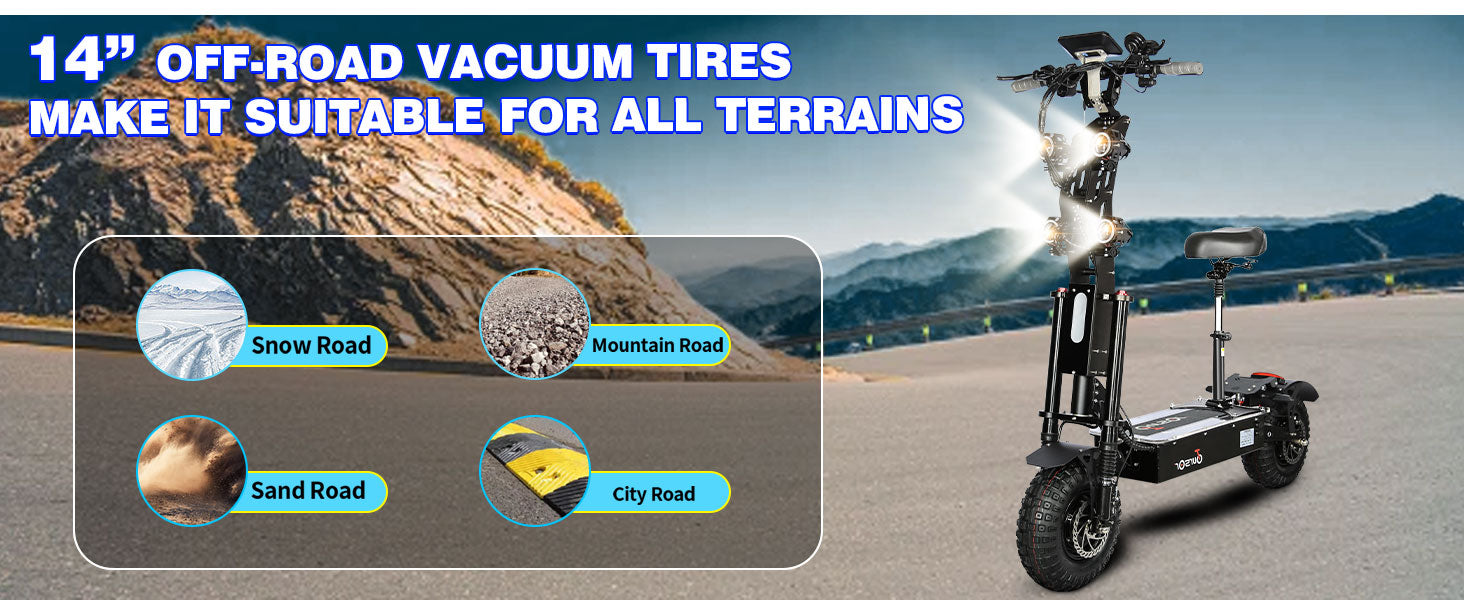 High Performance Electric Scooter - TOURSOR X14 72V – Gleeride