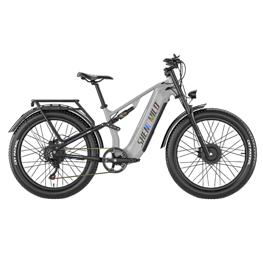 SHENGMILO S600  PRO 26" Electric Mountain Bike 2000W Dual Motor 48V 25Ah Battery