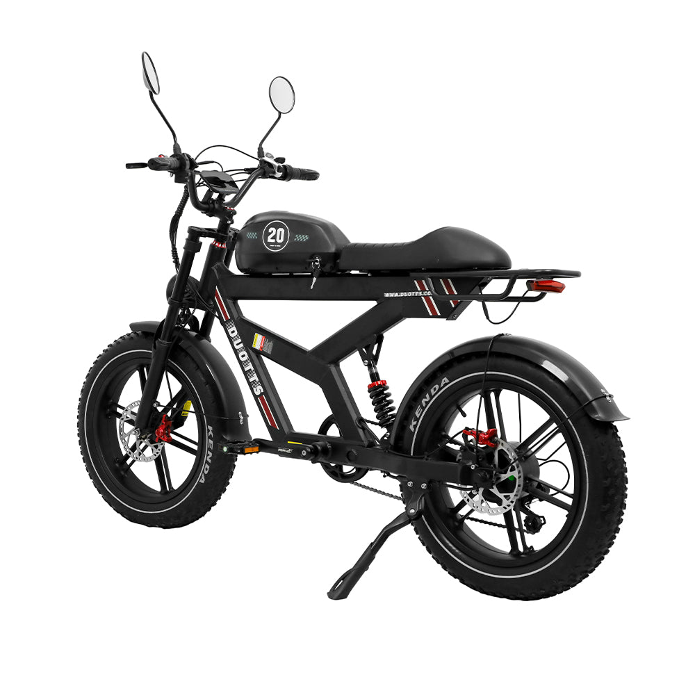 DUOTTS F20 20" Retro Electric Dirt Bike 750W Motor 52V 27Ah Battery