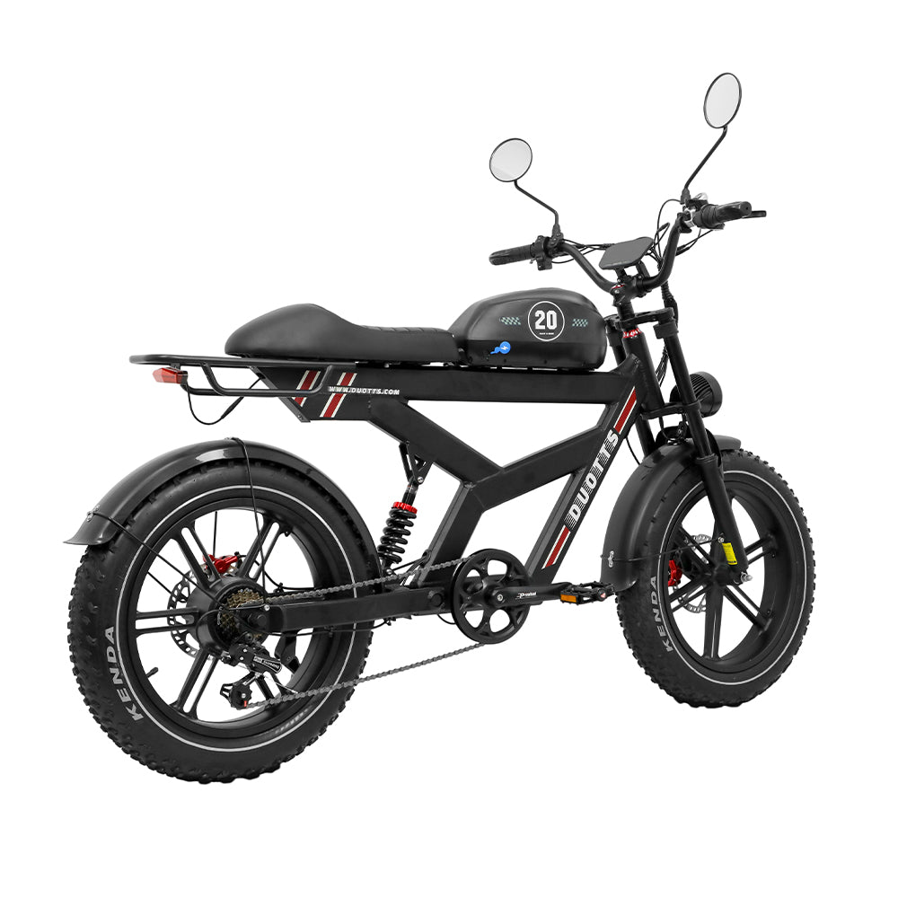 DUOTTS F20 20" Retro Electric Dirt Bike 750W Motor 52V 27Ah Battery