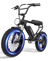 MEELOD DK200 20" Retro Moped Style Electric Bike 750W Motor 48V 13Ah Battery