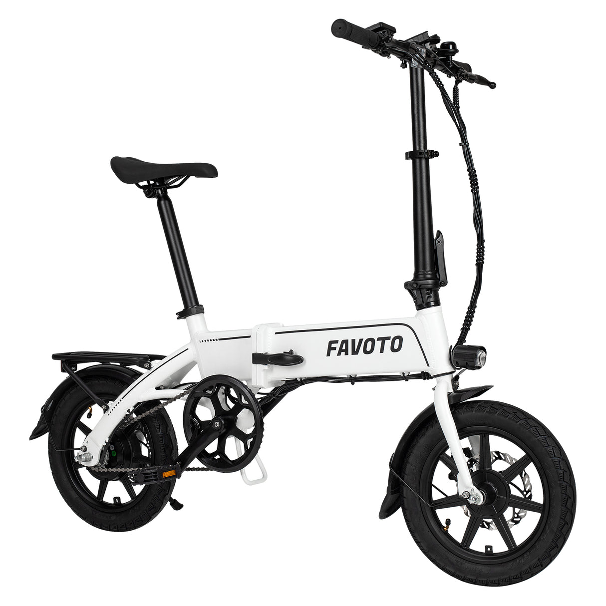 MEELOD S5 14" Mini Folding Electric Bike 500W Peak Motor 36V 10.4Ah Battery