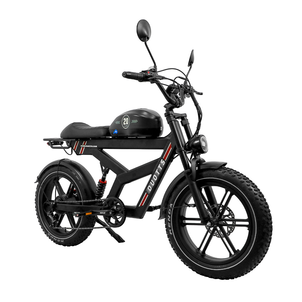 DUOTTS F20 20" Retro Electric Dirt Bike 750W Motor 52V 27Ah Battery