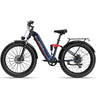 ZADA LB09 26" 750W (1500 Peak ) Motor Fat Tire Step-through Full Suspension Mountain Electric Bike 48V 18Ah Battery