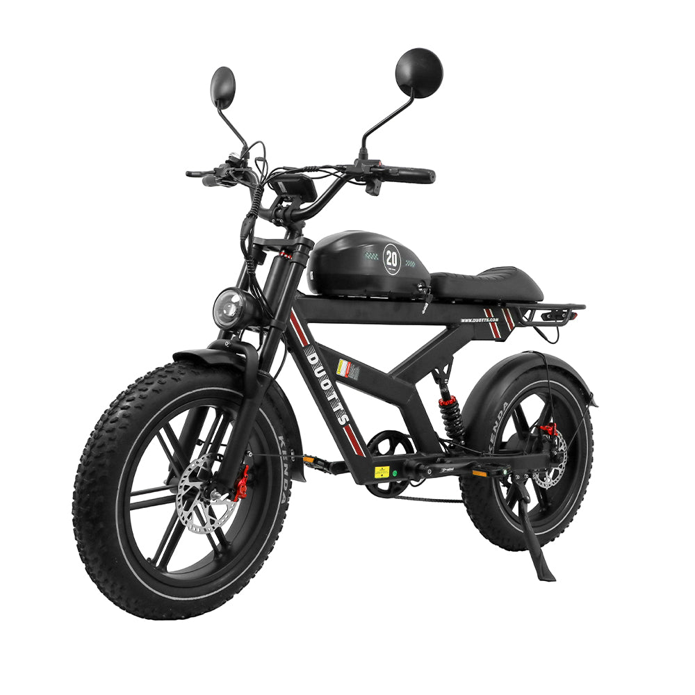 DUOTTS F20 20" Retro Electric Dirt Bike 750W Motor 52V 27Ah Battery