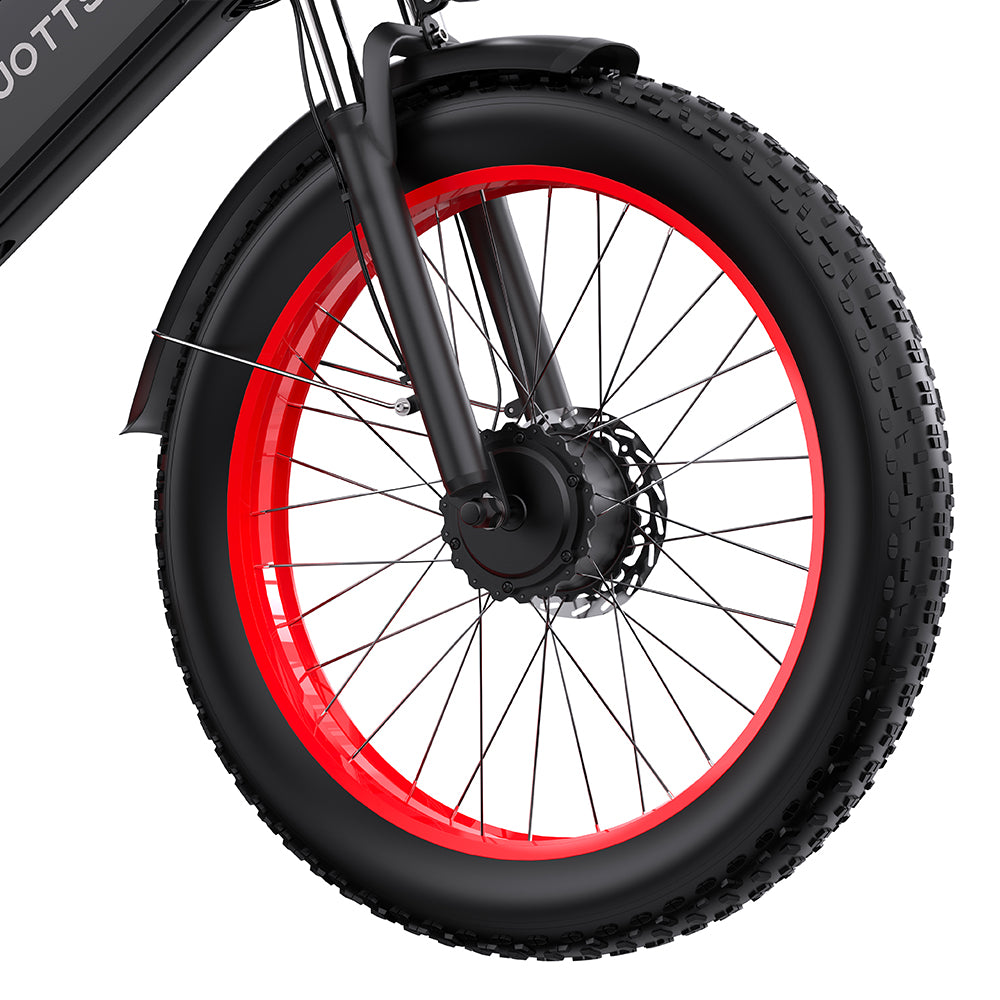DUOTTS N26 26" Fat Tire Electric Dirt Bike 750W*2 Dual Motors 48V 20Ah Battery