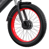DUOTTS N26 26" Fat Tire Electric Dirt Bike 750W*2 Dual Motors 48V 20Ah Battery