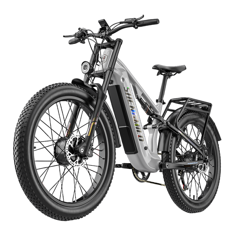 SHENGMILO S600  PRO 26" Electric Mountain Bike 2000W Dual Motor 48V 25Ah Battery
