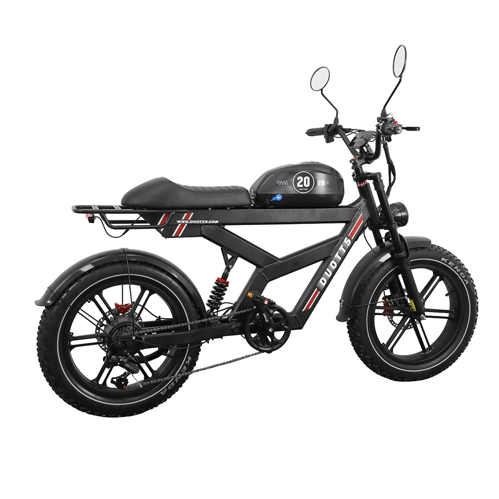DUOTTS F20 20" Retro Electric Dirt Bike 750W Motor 52V 27Ah Battery