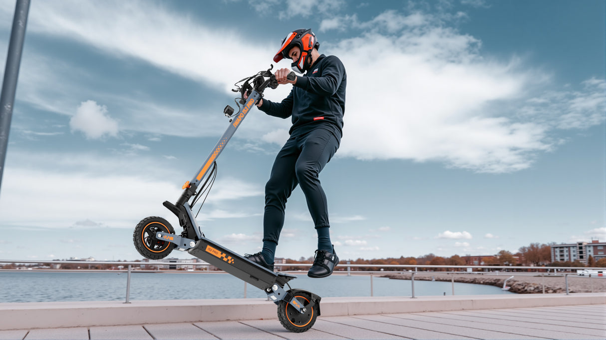 IWAFO IS2Pro 10" Off-Road Electric Scooter 2*1000W Dual Motors 52V 20Ah Battery