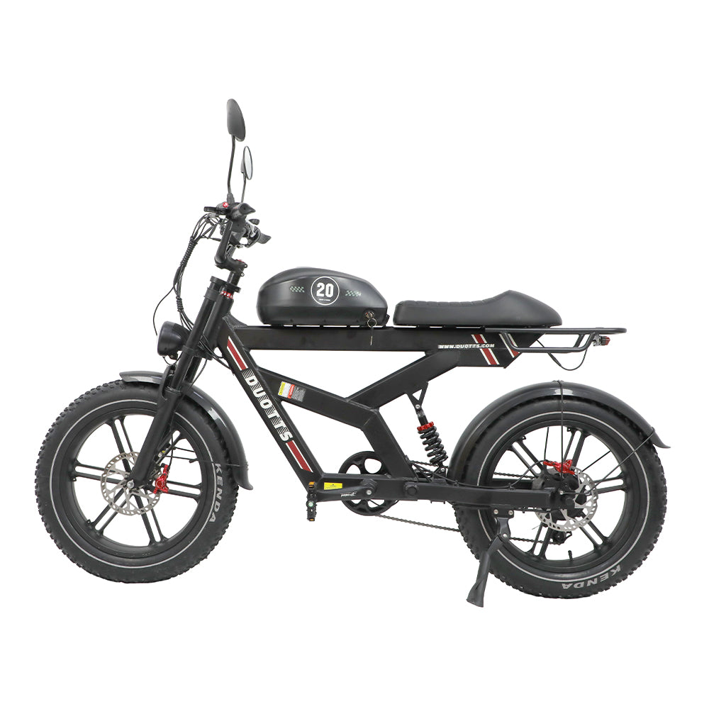 DUOTTS F20 20" Retro Electric Dirt Bike 750W Motor 52V 27Ah Battery