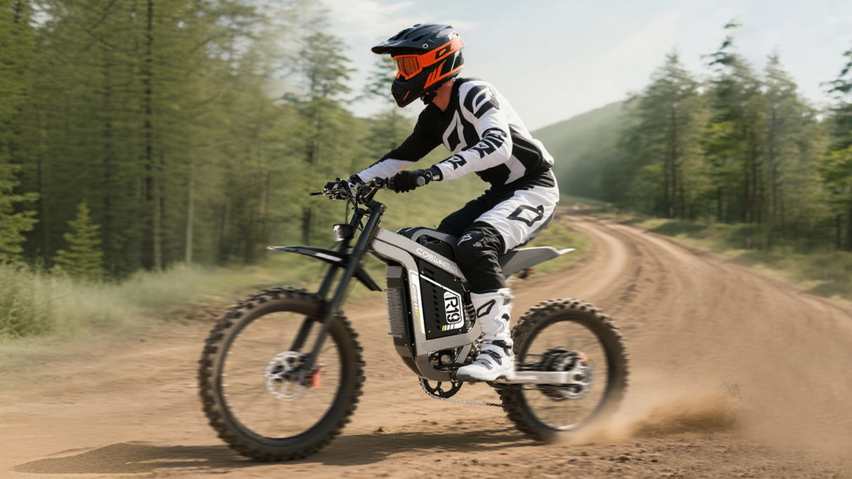 COSWHEEL R19 19" Electric Dirt Motorbike 3000W Motor 72V 40Ah Battery