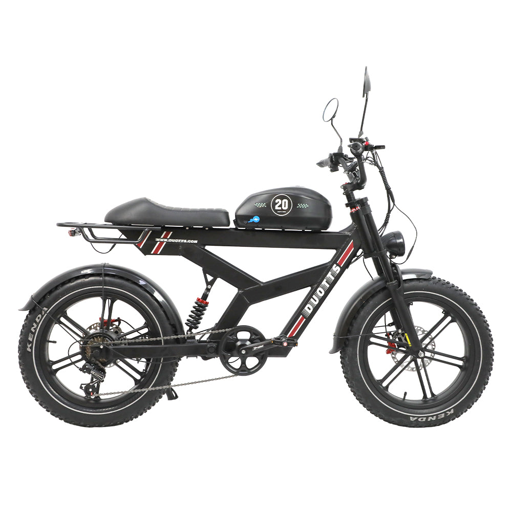 DUOTTS F20 20" Retro Electric Dirt Bike 750W Motor 52V 27Ah Battery