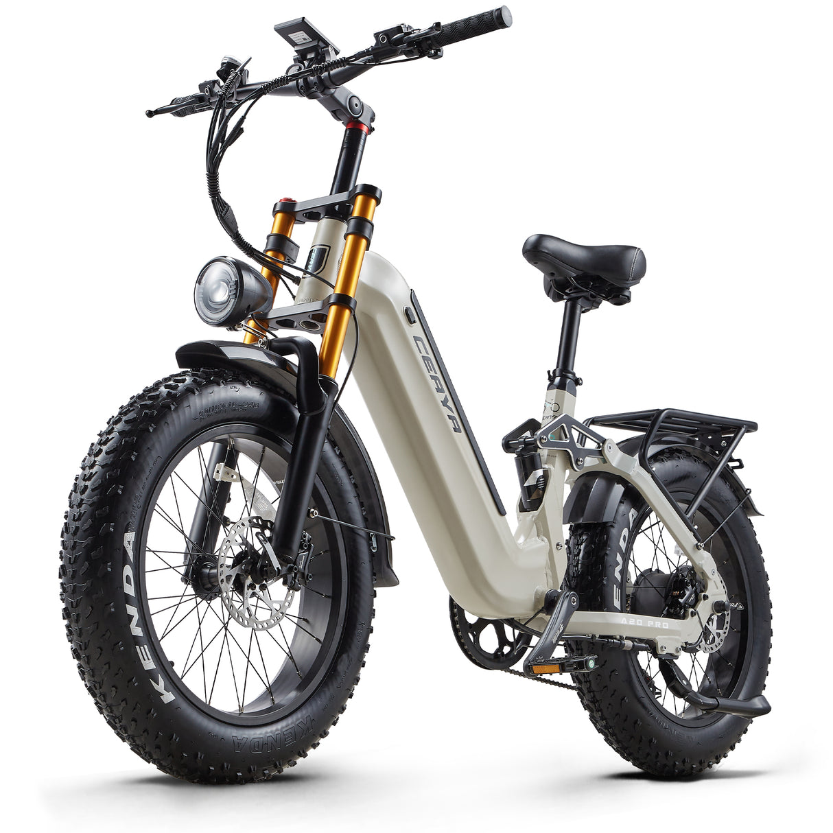 CEAYA A20 Pro 20" Fat Tire Electric All-Terrain Bike  500W Motor 48V 20Ah Battery