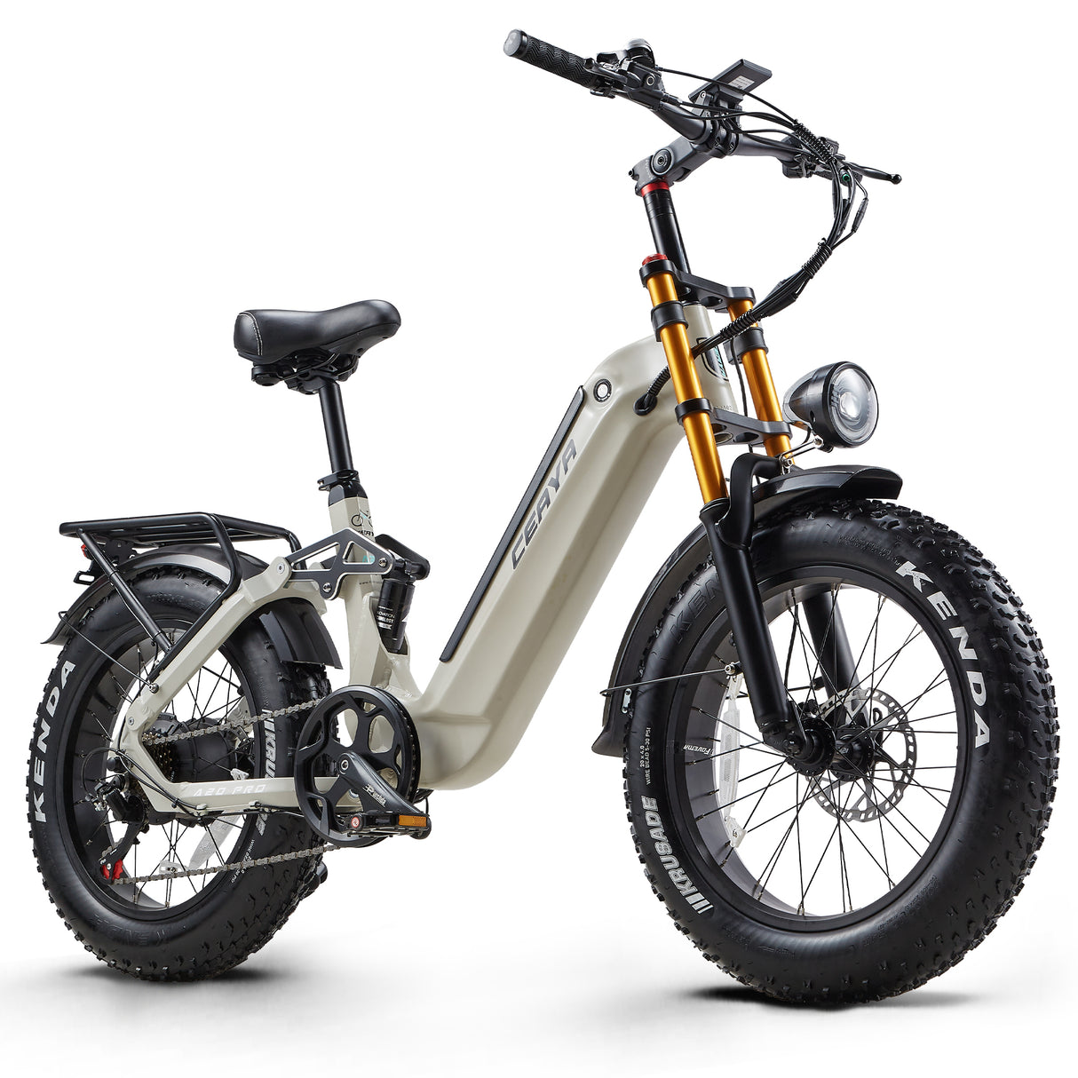 CEAYA A20 Pro 20" Fat Tire Electric All-Terrain Bike  500W Motor 48V 20Ah Battery