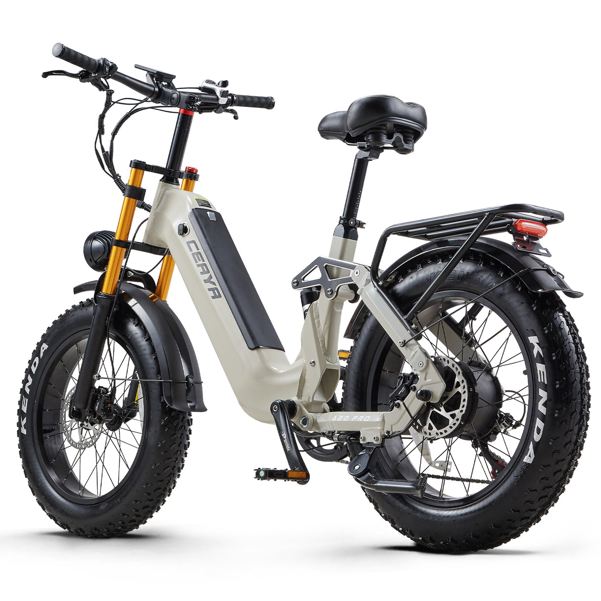 CEAYA A20 Pro 20" Fat Tire Electric All-Terrain Bike  500W Motor 48V 20Ah Battery