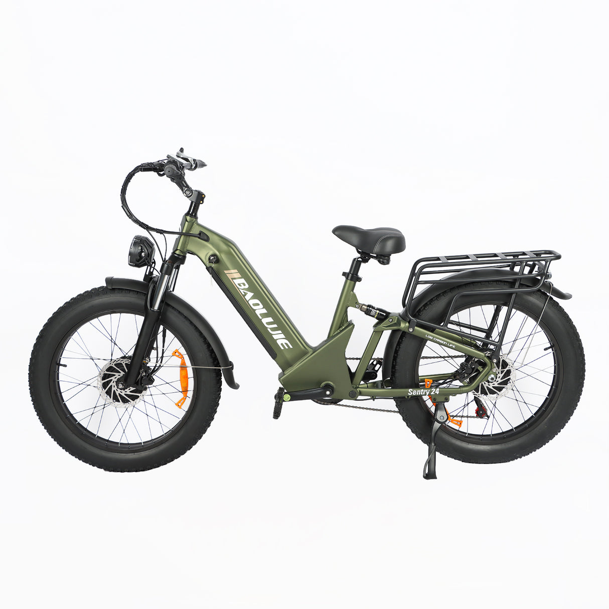 BAOLUJIE P7 2401 24" Step-Thru E-Bike 2000W Motor 48V 20Ah Battery