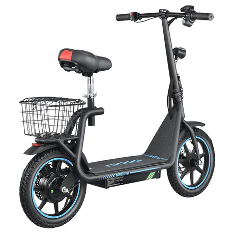 BOGIST M5 Elite 14'' Electric Scooter 500W Motor 48V 13Ah Seat and Cargo Carrier