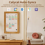 CALYCAL NB55 10.1" Wall Mounted Digital Calendar Free Subscription & Recording Function