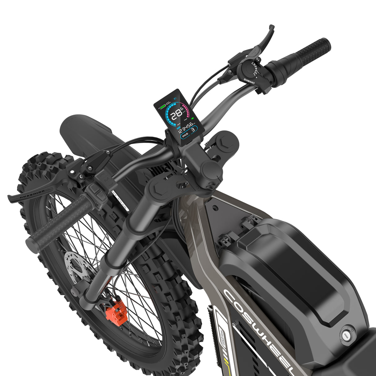 COSWHEEL R19 19" Electric Dirt Motorbike 3000W Motor 72V 40Ah Battery