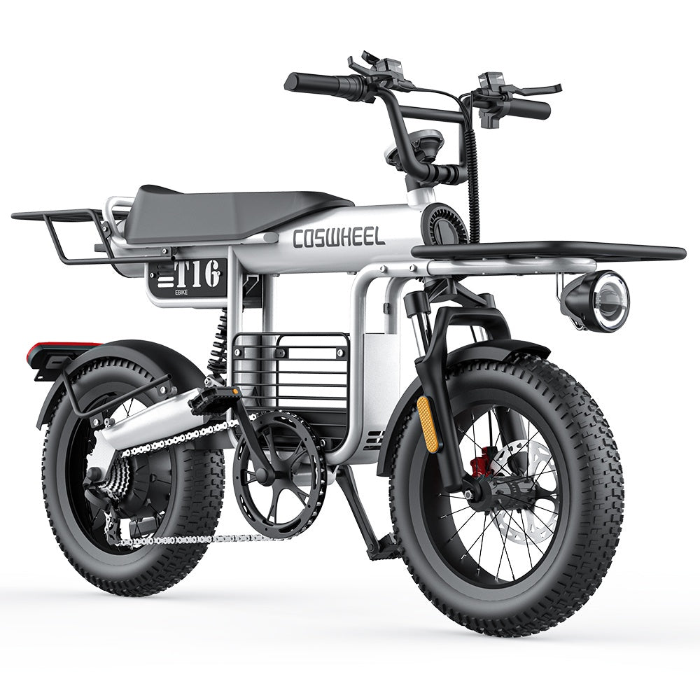COSWHEEL T16 16" Cargo Electric Bike 500W Motor 48V 20Ah Battery